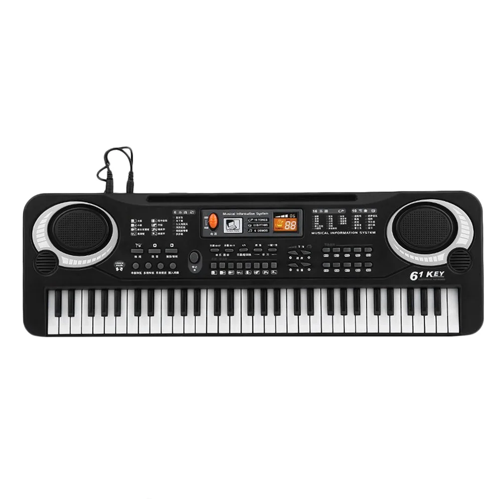 

Hot 61 Keys Electronic Music Keyboard Organ with Microphone Children Early Educational Tool DO2