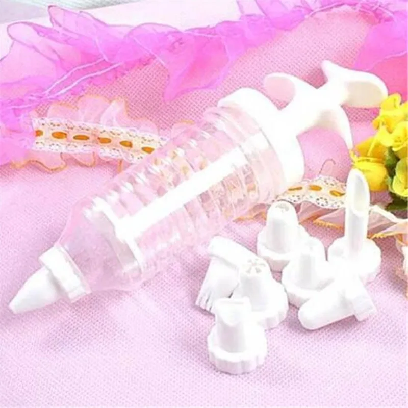 8PCS/Set Nozzles Icing Piping Cream Muffin Cake Decorators Decorating Tip Sets DIY Pastry Syringe Extruder Pen Spray Gun Head | Дом и сад