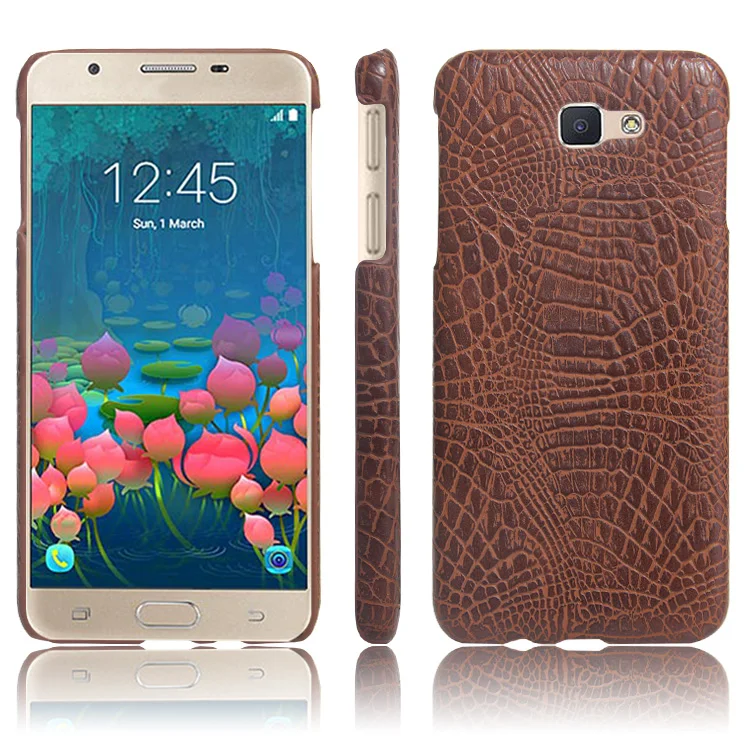Чехол из крокодиловой кожи для Samsung Galaxy J5 Prime Роскошный чехол с рисунком