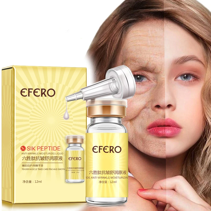 EFERO шесть пептидов Гиалуроновая кислота Сыворотка для лица увлажняющий крем лечение акне уход за кожей восстановление и отбеливание против старения Winkles