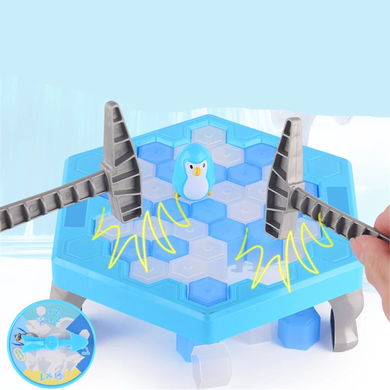 HziriP Забавный Пингвин ловушка Интерактивная вывеска indoor настольная игра лед