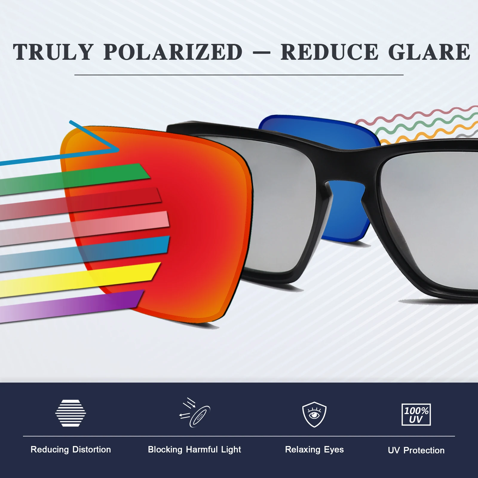 Сменные поляризованные линзы SmartVLT для солнцезащитных очков Oakley