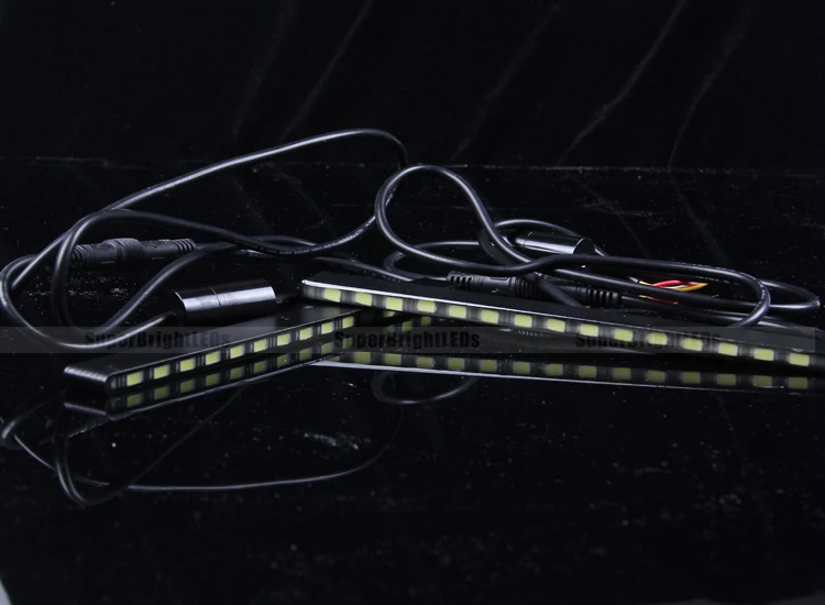 Дневные ходовые огни светодиодный DRL 15 SMD 5630 Универсальный Белый с поворотным