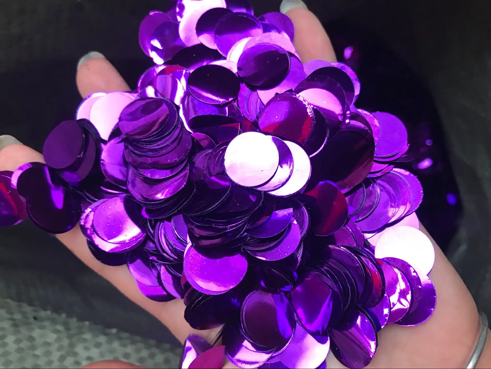 purple 1.5cm Звезды круглые 500 г 1,5 см конфетти стол золотой детский душ свадьба день рождения украшения День Святого Валентина воздушный шар "Конфетти" - Цвет: purple 1.5cm