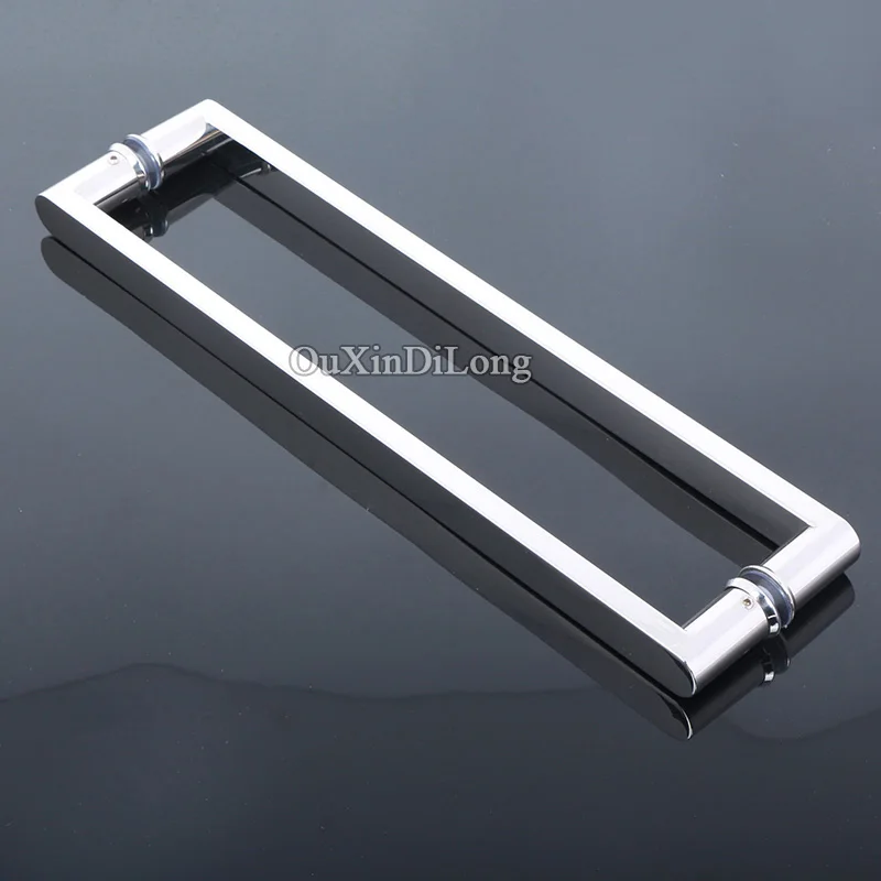 Высококачественные безрамные стеклянные дверные ручки из нержавеющей стали 304