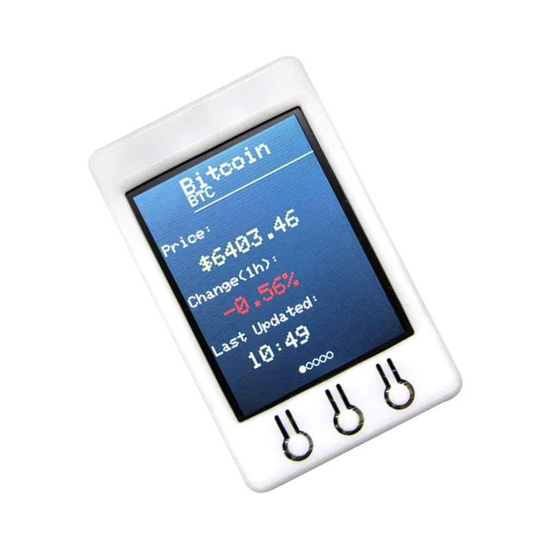 TTGO T Watcher BTC тикер ESP32 2 дюймов 320X240 TFT дисплей модуль для биткоина WIF66|Беспроводные