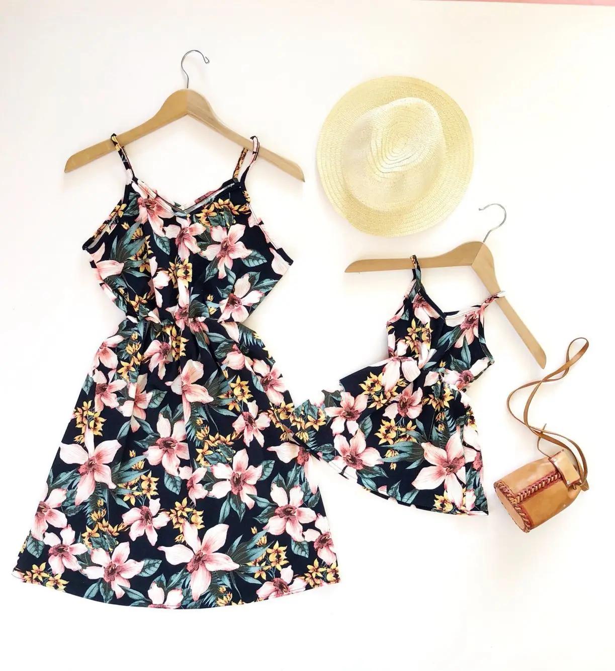 Платья для мамы и дочки костюм в богемном стиле Vestidos платье с открытыми плечами
