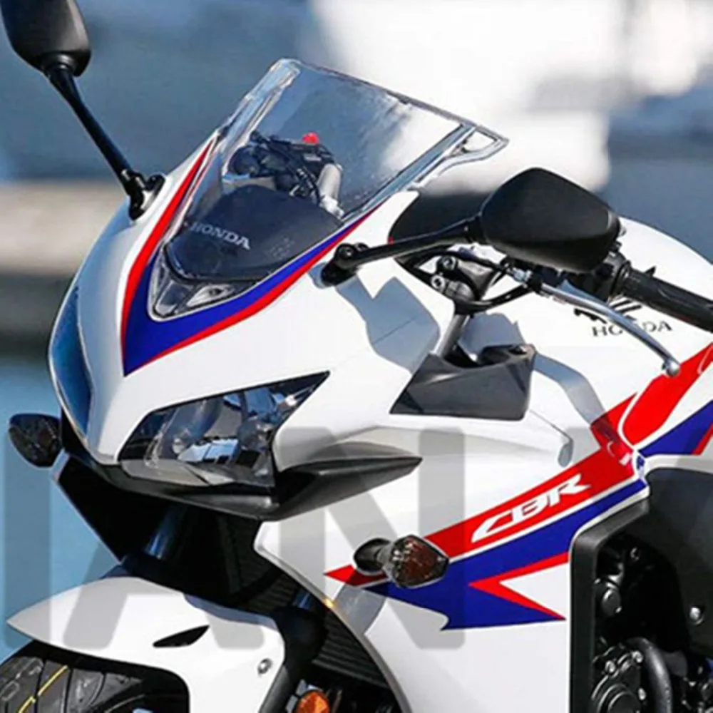 

Motorcycle High Quality For Honda Windshield Wind Deflectore CBR500 2013-2014-2015 Bubble Windscreen