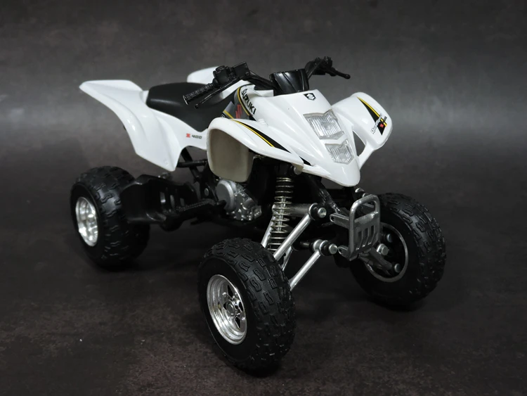 Новые специальные литье металла под давлением 1/12 квадроцикл Suzuki четырехколесный Настольный дисплей Коллекция 16 см длинные игрушки для детей