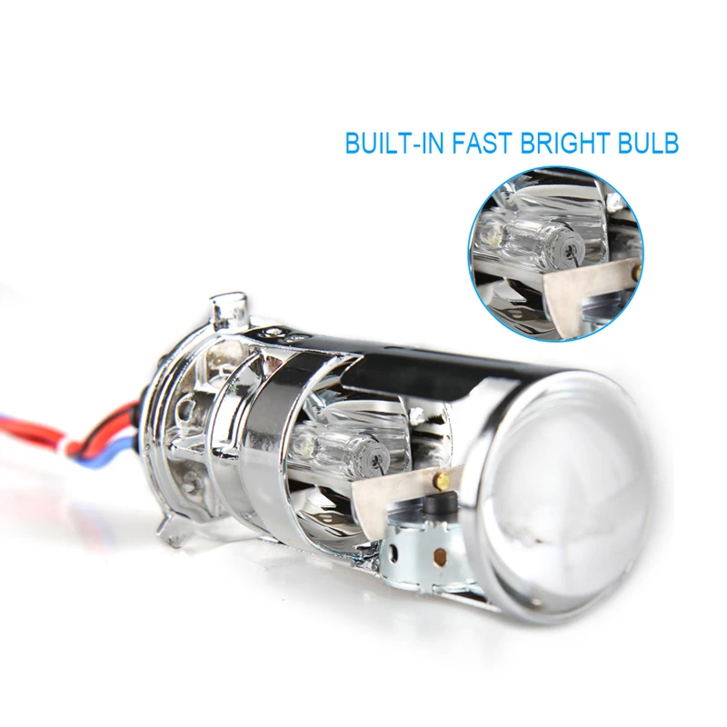 AILEO 6000K 4300k 8000K xenon H4 мини объектив проектора LHD RHD для HID фары простой в установке 55