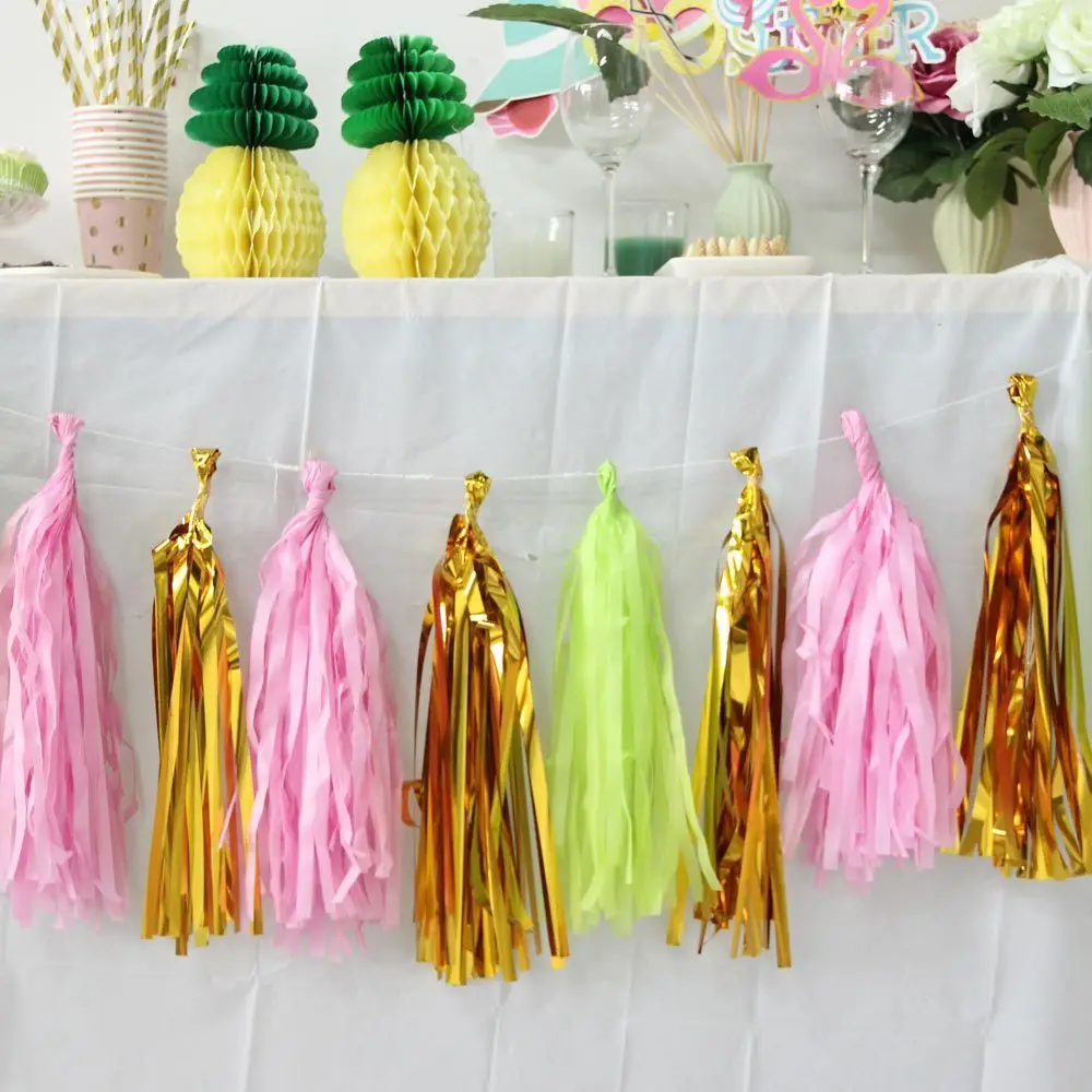 Летние Тропические Платья Фламинго украшения для вечеринки в гавайском стиле 31