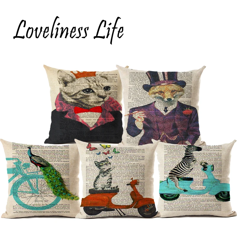 Новый творческий моды Домашний Декор Чехлы для подушек индивидуальный животных