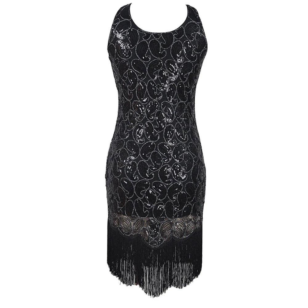 Новинка 2017 года латинское платье для танцев с блестками и бахромой красивых Для