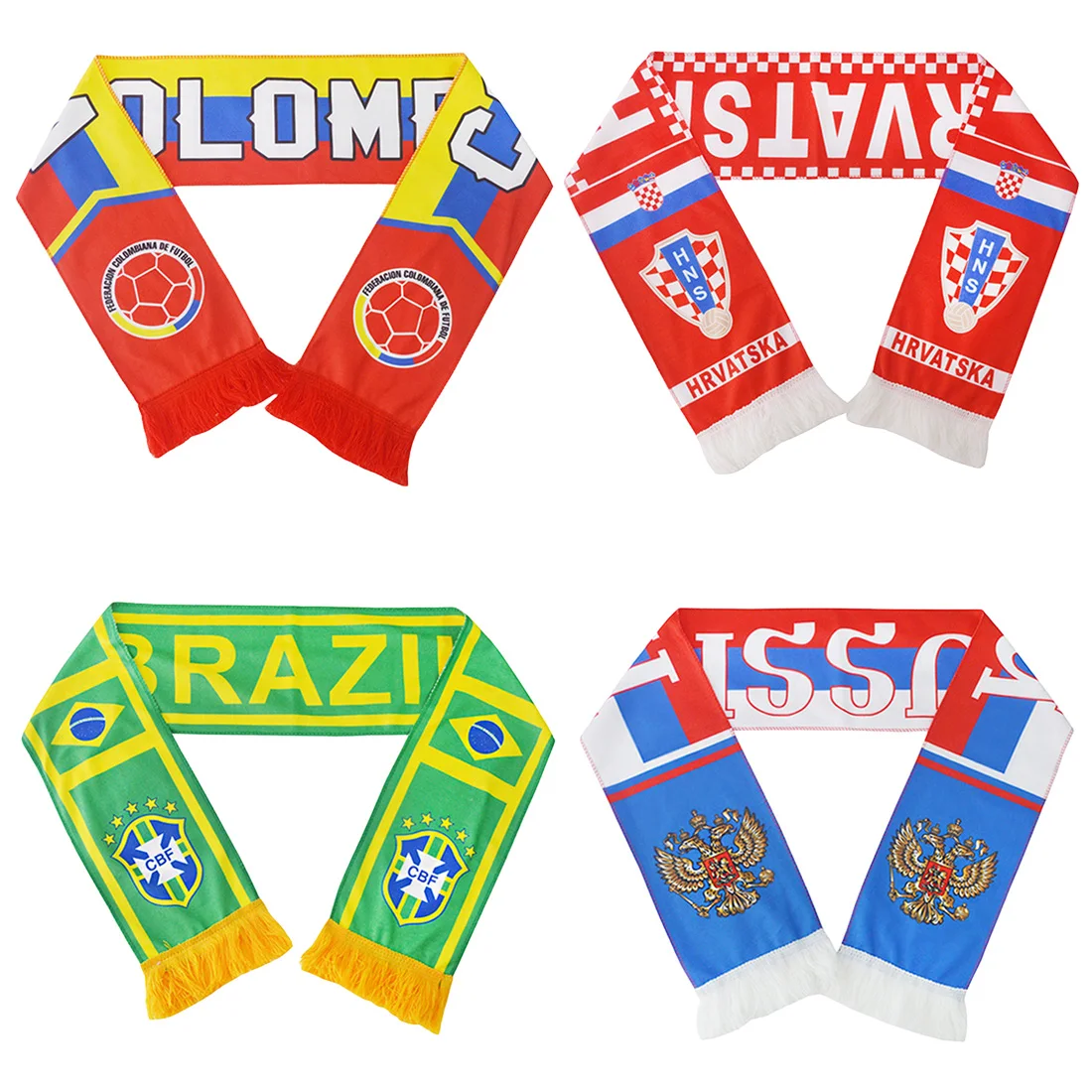 Новый футбольный шарф мяч фанат 12 команд Флаг Баннер для болельщиков высшего