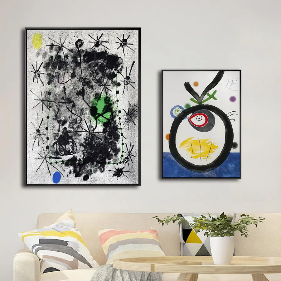 Картина на холсте домашний декор настенное искусство испанские картины Джоан