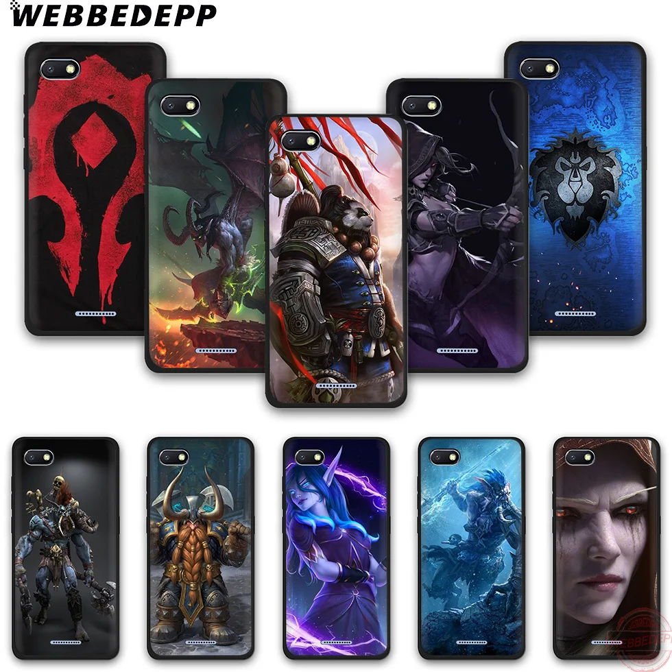 WEBBEDEPP World of Warcraft TPU phone case for Redmi Note 6Pro 7Pro 4A 4X 5 5A 6A 8A 7 S2 note 8 |