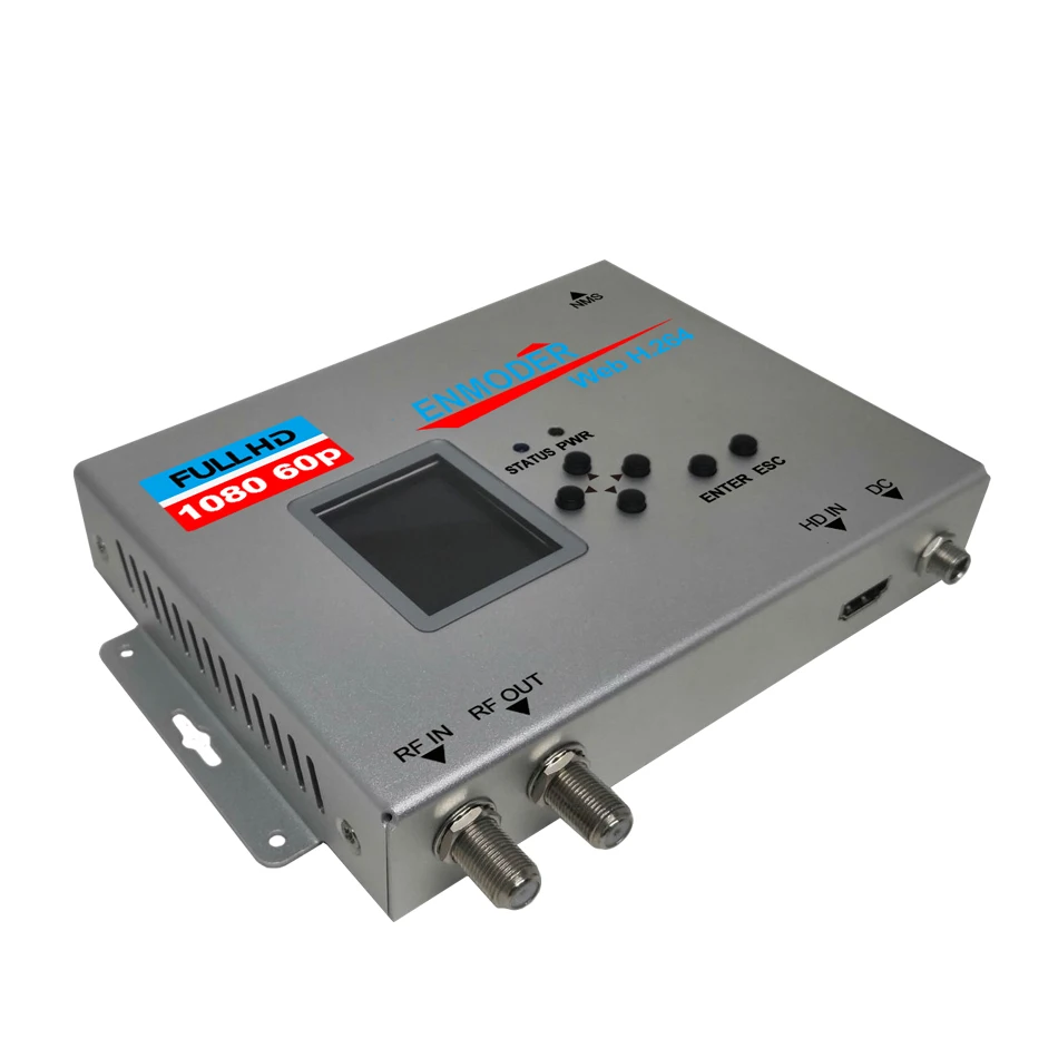 H.264 кодирования HD MI DVB T и C 2IN1 цифровому RF кодировщик модулятор через W e b