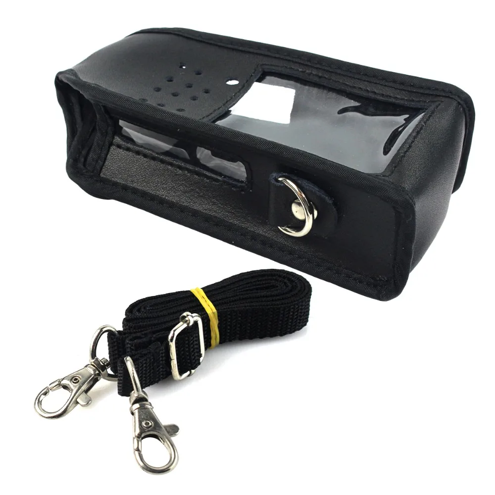 Черный Многофункциональный чехол для портативной рации кожаный Retevis RT8 RT81 DMR