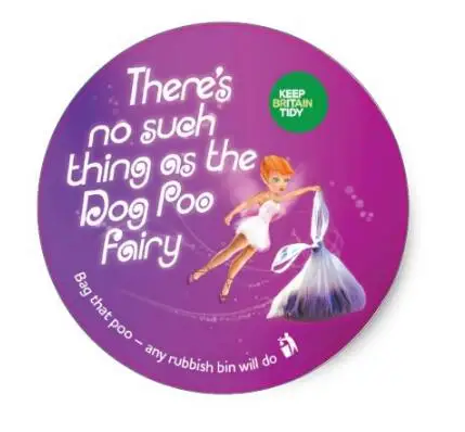 

1.5inch There's no such thing as the Dog Poo Fairy Classic Round Sticker