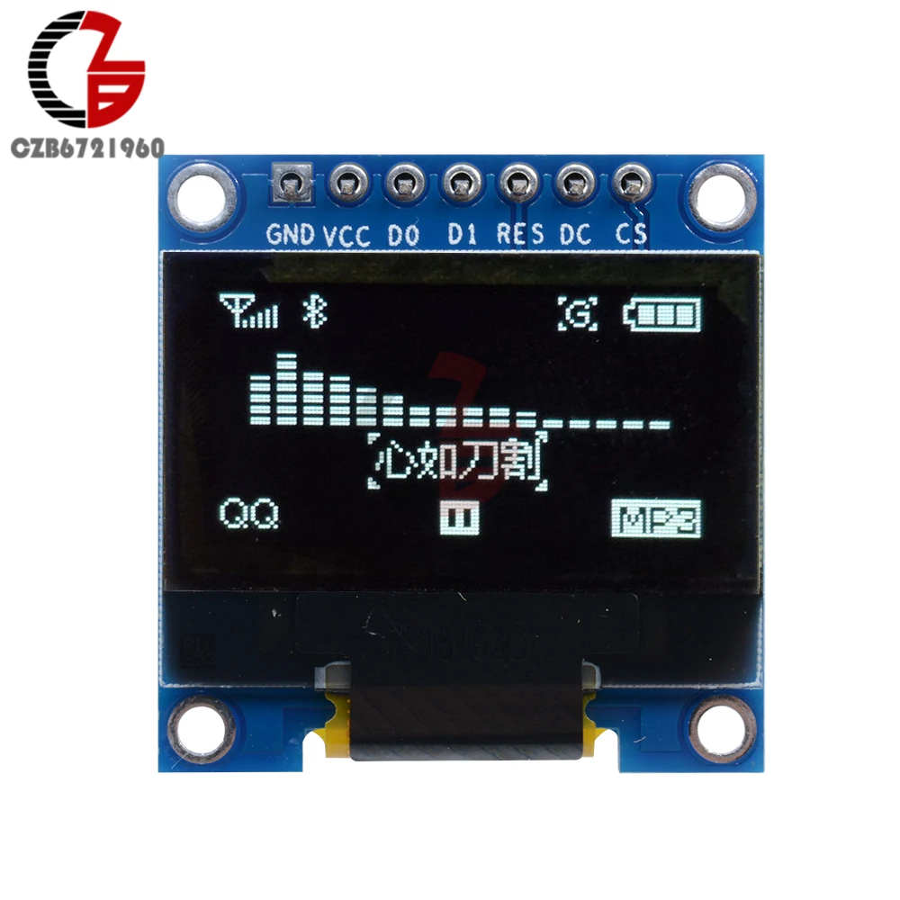 0,96 дюймовый igc IIC SPI 128x64 OLED дисплей STM32 CSR SSD1306 12864 плата с ЖК-экраном GND VCC SCL SDA 7Pin DC 3-5V для Arduino