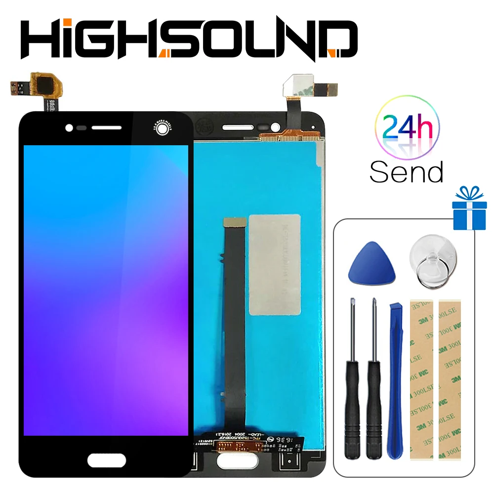 Полный ЖК-дисплей + сенсорный экран дигитайзер сборка для ZTE Blade V8 lcd V0800 дисплей 5 2