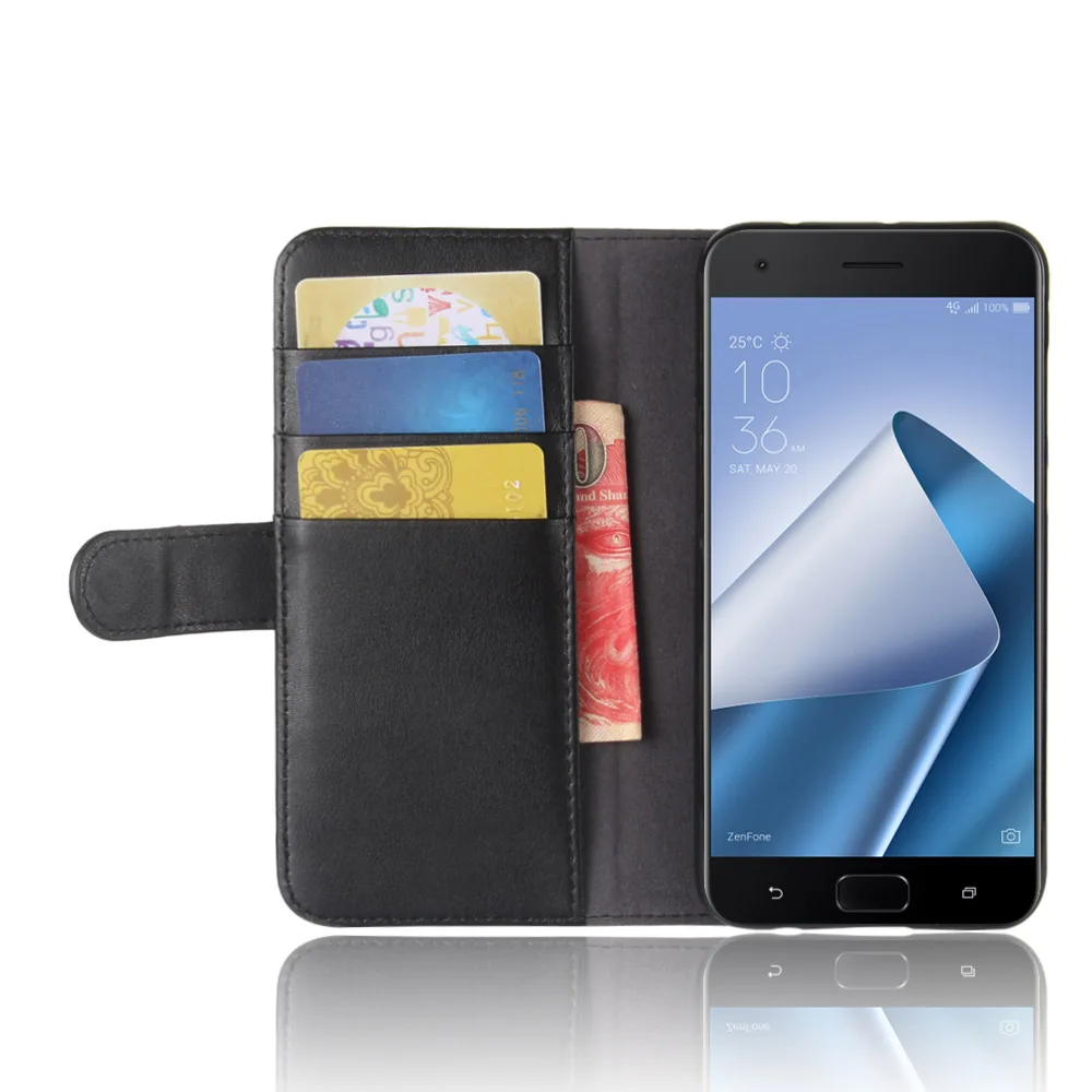 Брендовый чехол кошелек gligle из натуральной кожи для Asus Zenfone 4 Pro ZS551KL защитный