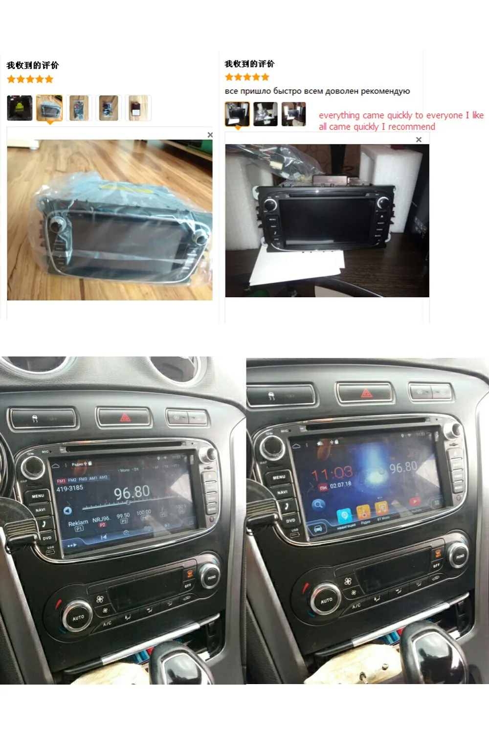 Bosion 2 din android 8,1 octa 8 ядер автомобильный dvd-плеер gps для Ford focus Mondeo S-max smax Kuga c-max радио головное устройство canbus wifi