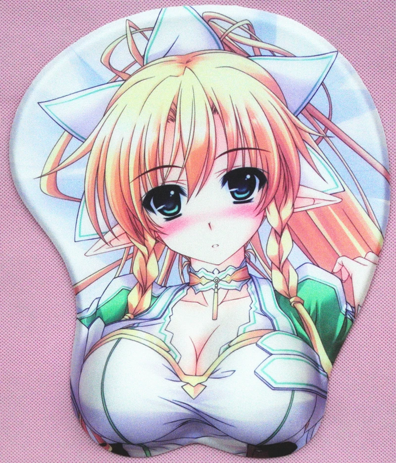 Японский аниме 3d коврик для мыши браслеты мультфильм креативные сексуальные