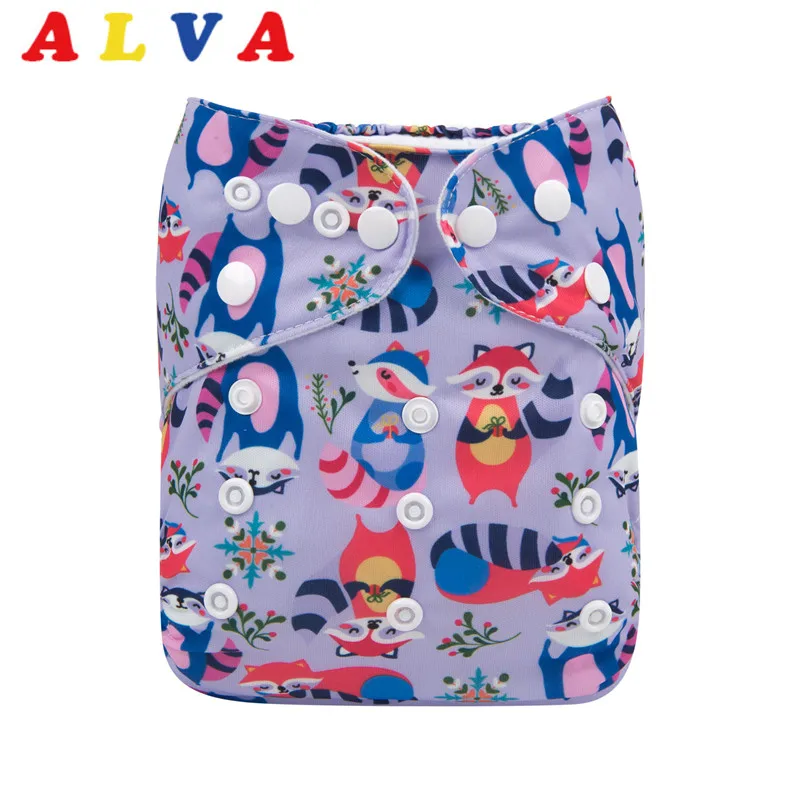 Новое поступление! Alvababy тканевый подгузник для малышей с 1 вставкой из