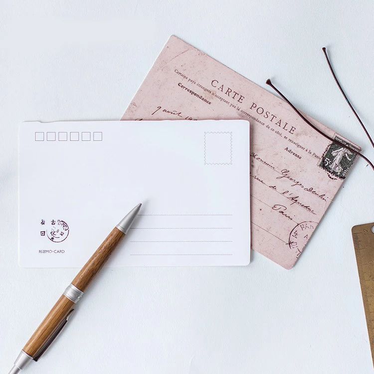 30 шт. открытка с буквенным принтом в стиле старого времени многофункциональное