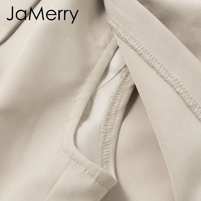 JaMerry, винтажный плащ, Блейзер, женское платье, для офиса, для леди, для работы, шаль, без рукавов, платье, женское, однотонное, для знаменитостей, для вечеринки, vestido
