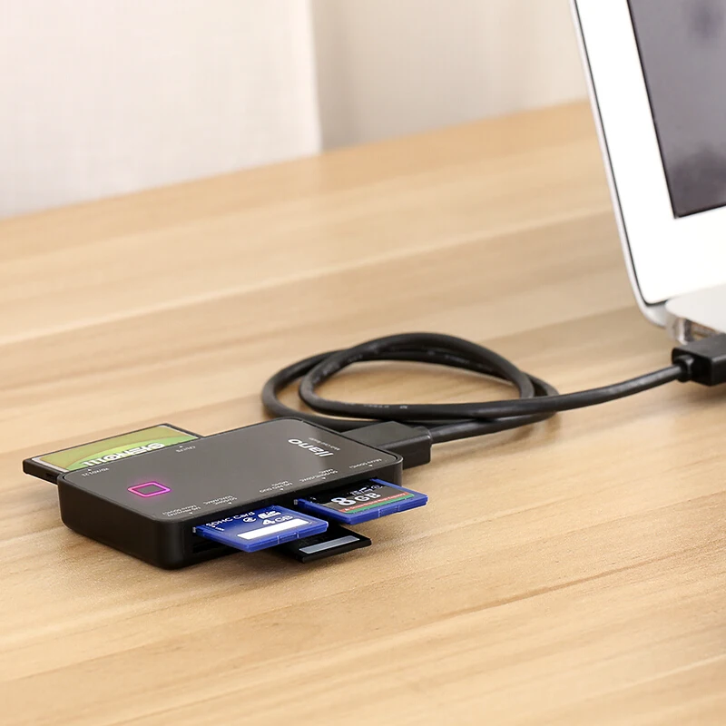 Llano 7 в 1 USB 3 0 считыватель смарт-карт флэш мульти-карт памяти для TF/SD/MS/CF 4 карты