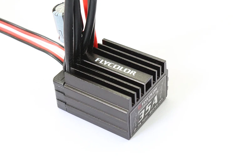 

JMT Flycolor автомобильный ESC 35A 3S бесщеточный электронный скоростной Радиоуправляемый для игрушечные модели машин, запасные части
