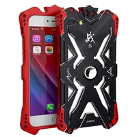 zimon metal shockproof armor case for iphone x 7 8 cnc anodized aluminum outdoor powerful cover case for iphone 78 plus ip7 ip8