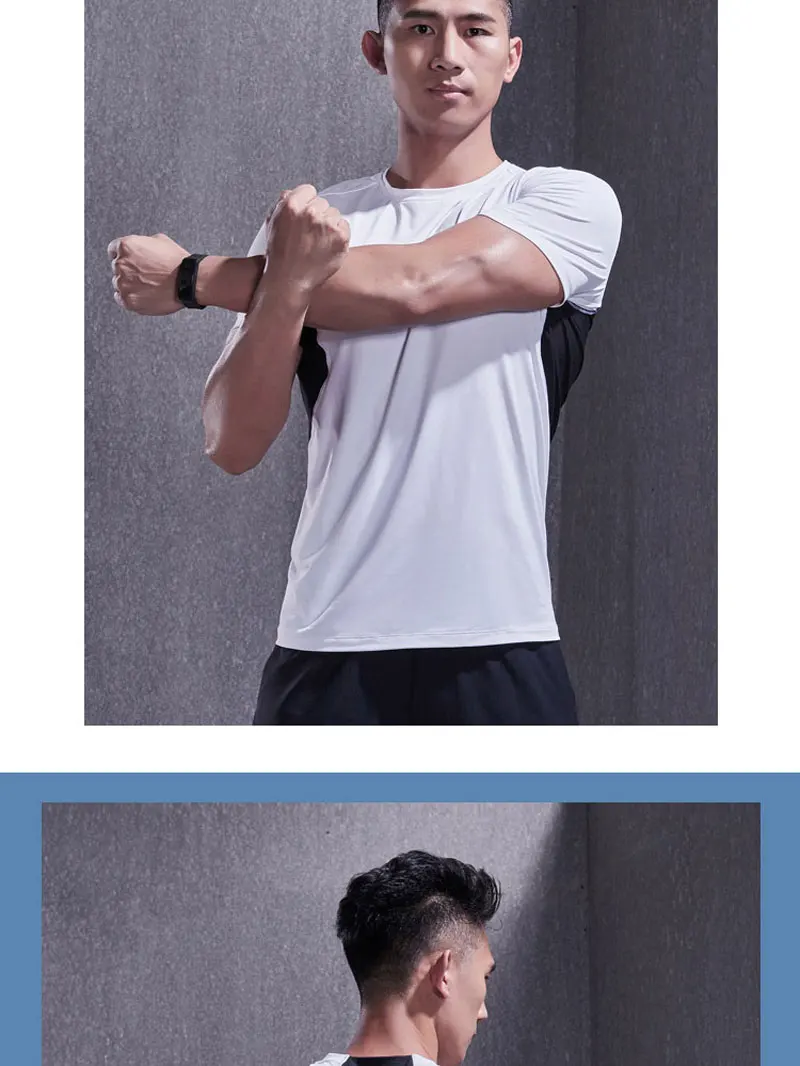 Li-Ning мужские футболки для тренировок, для спортзала, для сухой, 88% нейлон, 12% спандекс, облегающие, с дышащей подкладкой, спортивные футболки, топы ATSN037 MTS2783