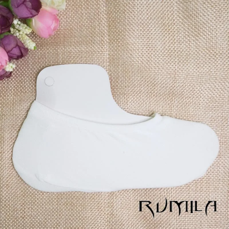 Теплые удобные хлопковые женские носки для девочек низкие невидимые 1 пара = 2 шт.