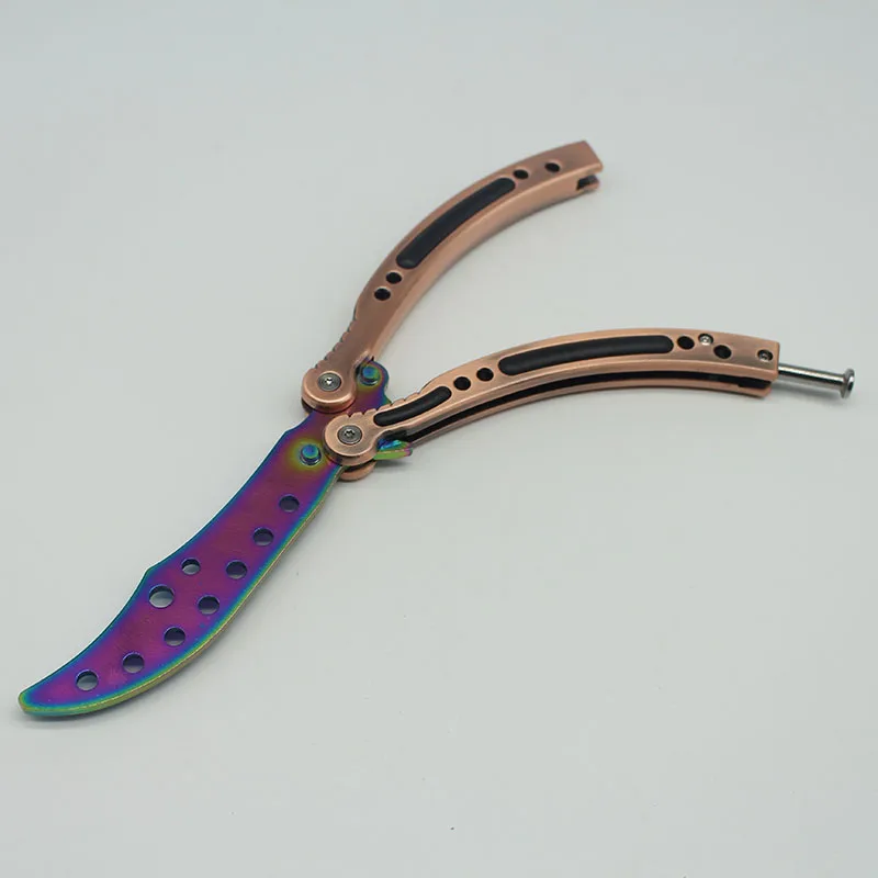 CS GO складной нож Karambit Бабочка выцветает цвет игра унылое лезвие без края