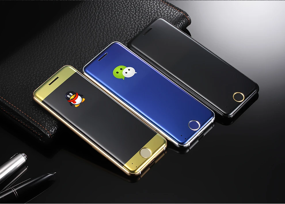 Мини-телефон Ulcool V66 bluetooth dialer 1,67 дюймов ультра тонкий металлический корпус мобильный телефон fm-радио две sim-карты маленький мобильный телефон