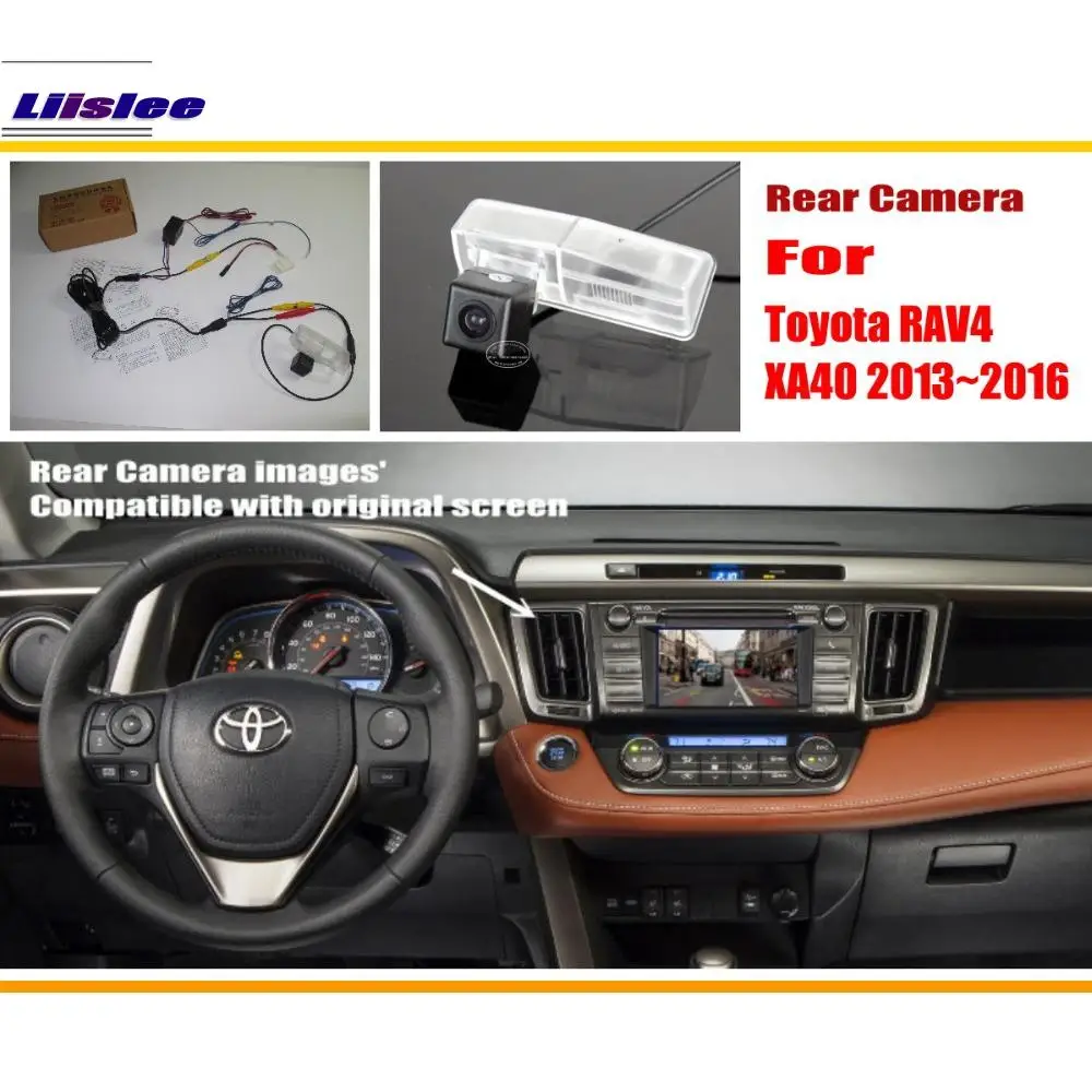 Комплект задней камеры заднего вида для Toyota RAV4 RAV 4 XA40 2013 2014 2015 2016 оригинальный