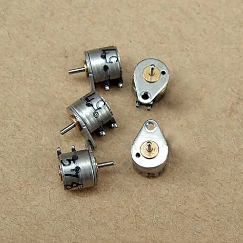 Шаговый двигатель точный двухфазный четырехпроводной миниатюрный 6 мм шаговый