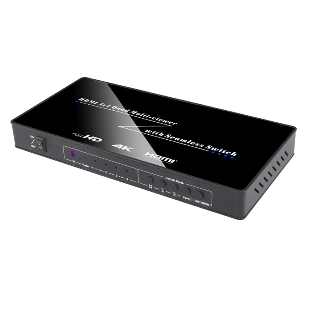 Perlinta Hdmi 4x1 Quad multi-зритель изготовленная на заказ Высокая талия 4 K Разрешение 30 Гц