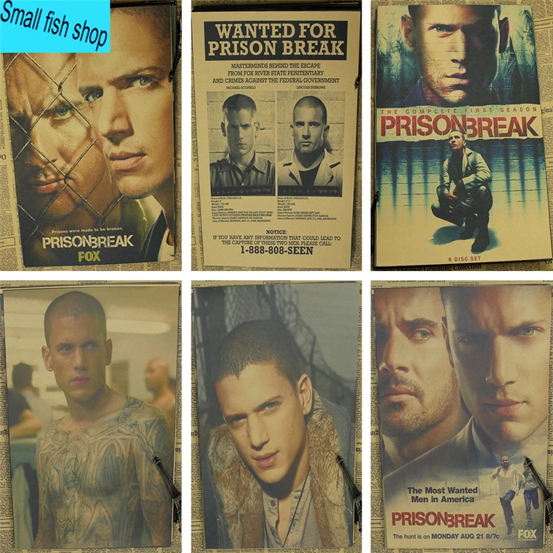 Тюремный перерыв Wentworth Miller американская ТВ серия Декор для дома Крафт Фильм