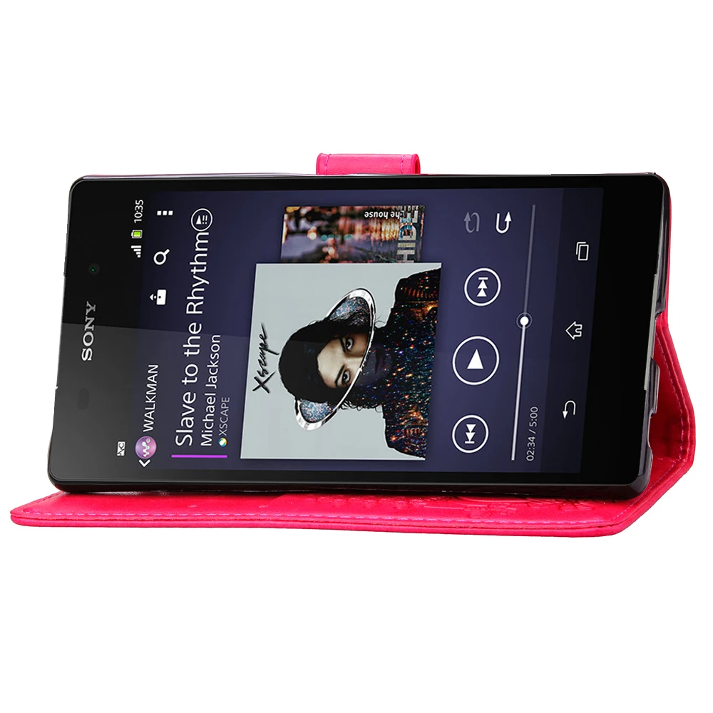 Чехол книжка для Sony Xperia Z2 Z 2 D6503 D6508 чехол бумажник телефона из искусственной кожи