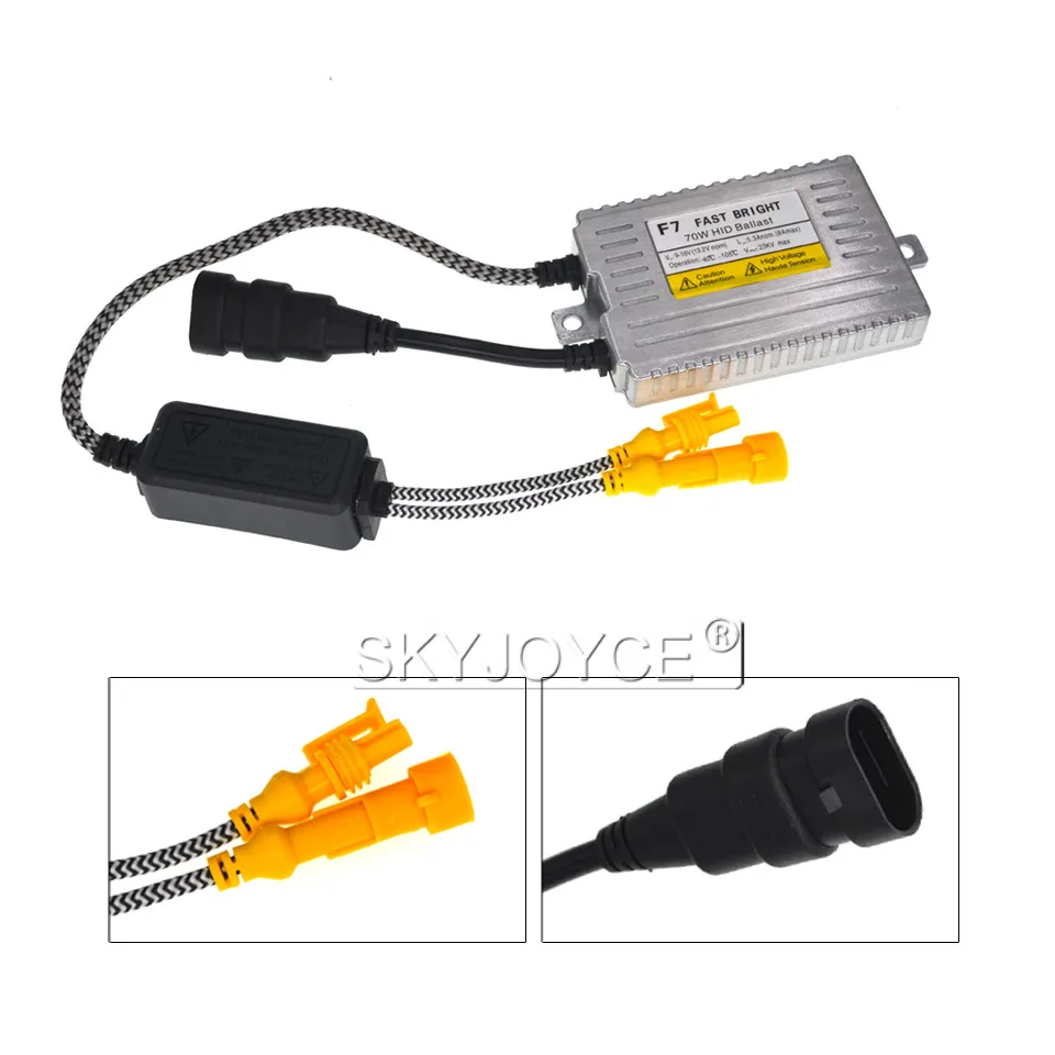 SKYJOYCE 2020 Новинка DLT F7 70 Вт 12 В комплект HID освещения быстрый цифровой металлический