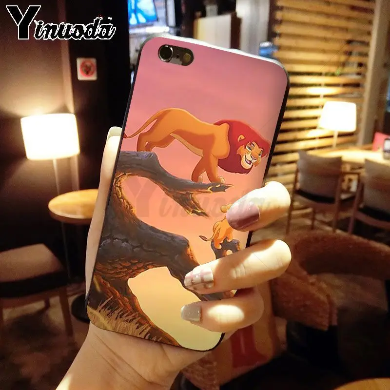 Yinuoda Hakuna Matata The Lion King фото мягкий чехол для iPhone 5 5Sx 6 7 7plus 8 8Plus X XS MAX XR | Мобильные