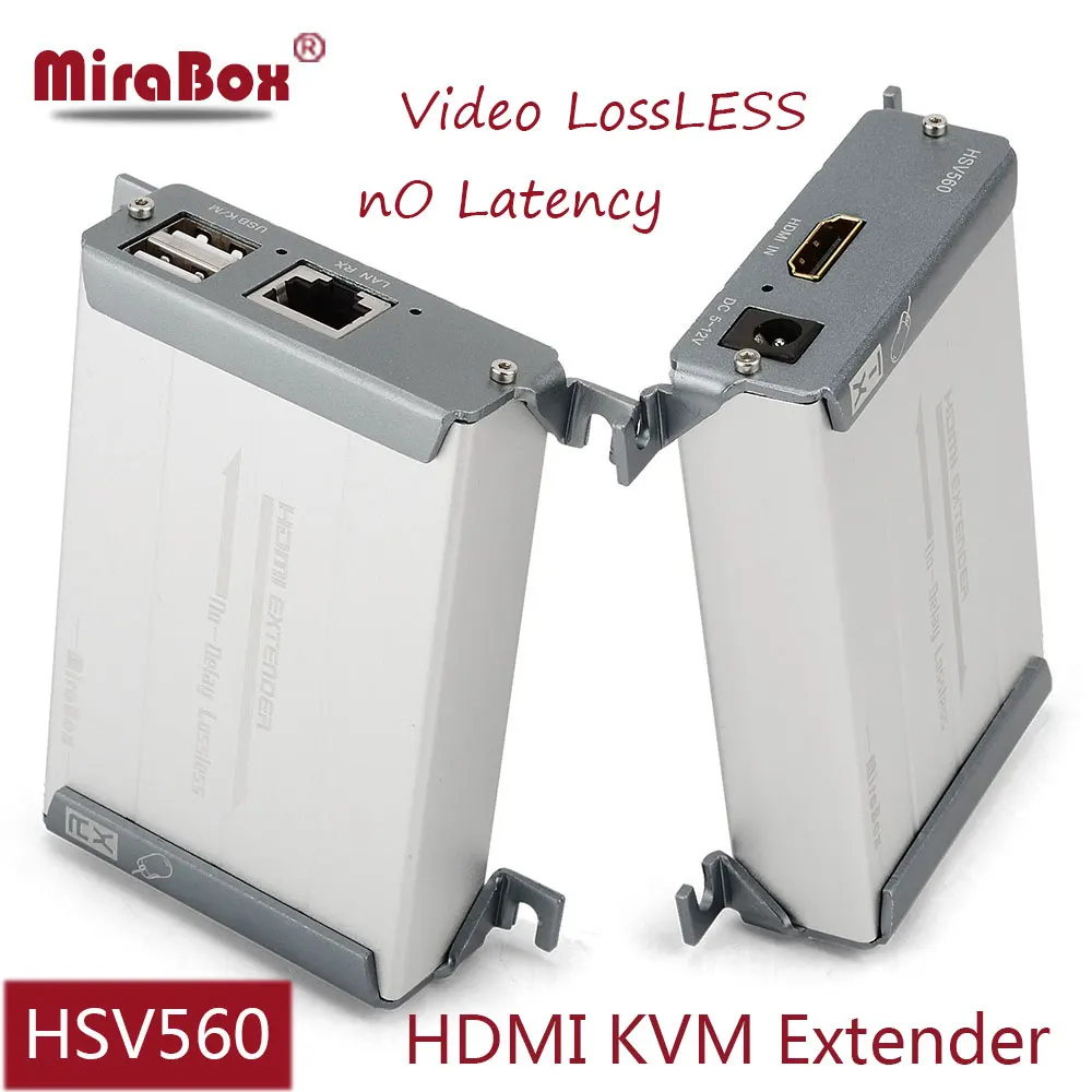 Mirabox 60 м HDMI USB KVM extender с POE поддерживает AV без потерь задержки 1080 P видео адаптер