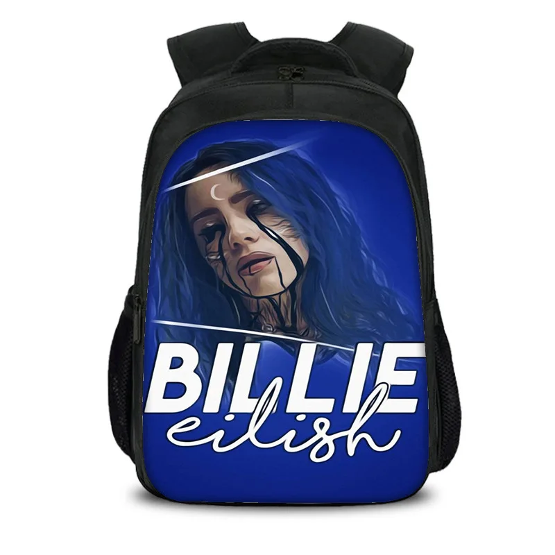 16 дюймов школьные ранцы для мальчиков и девочек рюкзаки Billie Eilish рюкзак для ноутбука подростковый рюкзак для путешествий сумка Bolsa Escolar - Цвет: 11