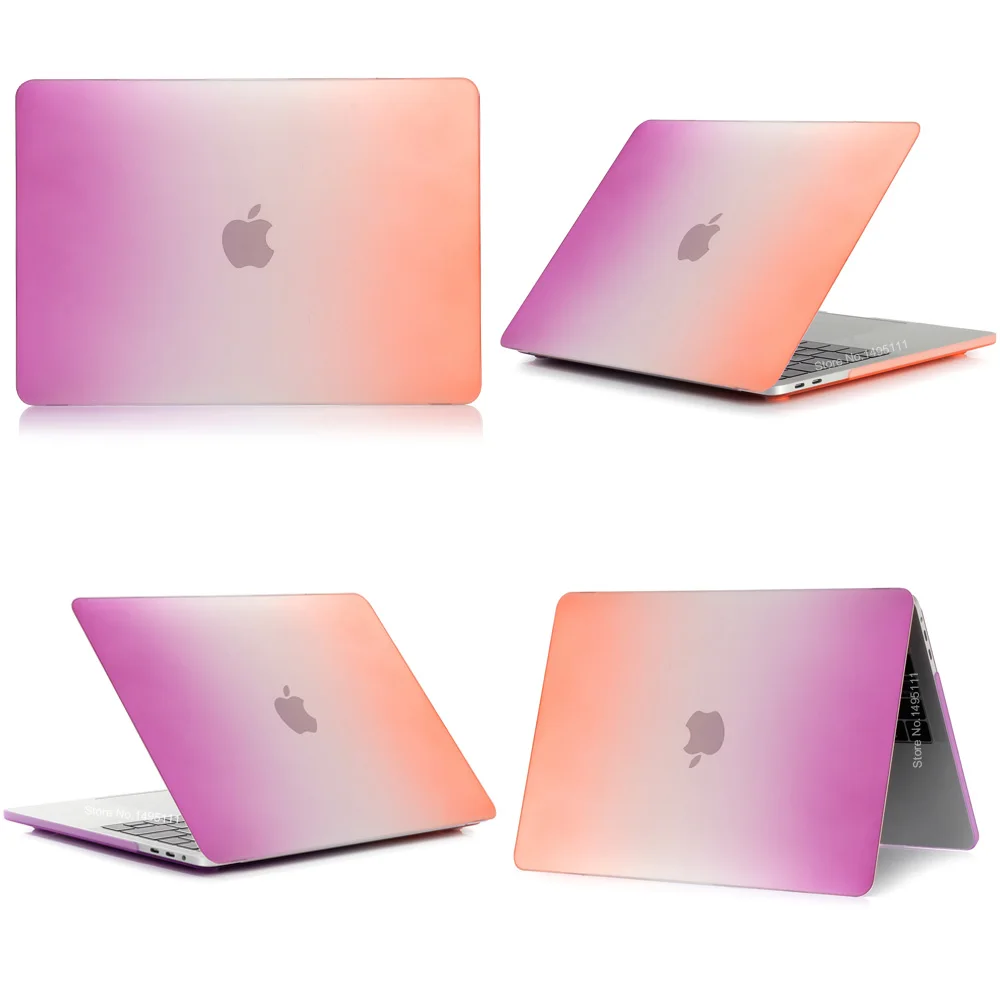 Градиентный чехол для ноутбука Apple MacBook Air Pro retina 11 12 13 15 mac book New дюймов с сенсорной