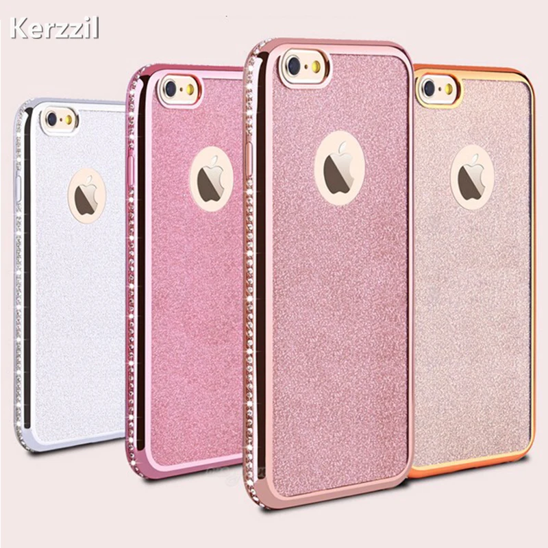 Для iPhone 7, 8, 6, 6S Plus, 5S, SE, 3D Алмазные бамперы для ковров, мягкий чехол из ТПУ+ блестящий чехол для карт, для iPhone 11 Pro, X, XS, Max, Xr, 6, 6S Plus