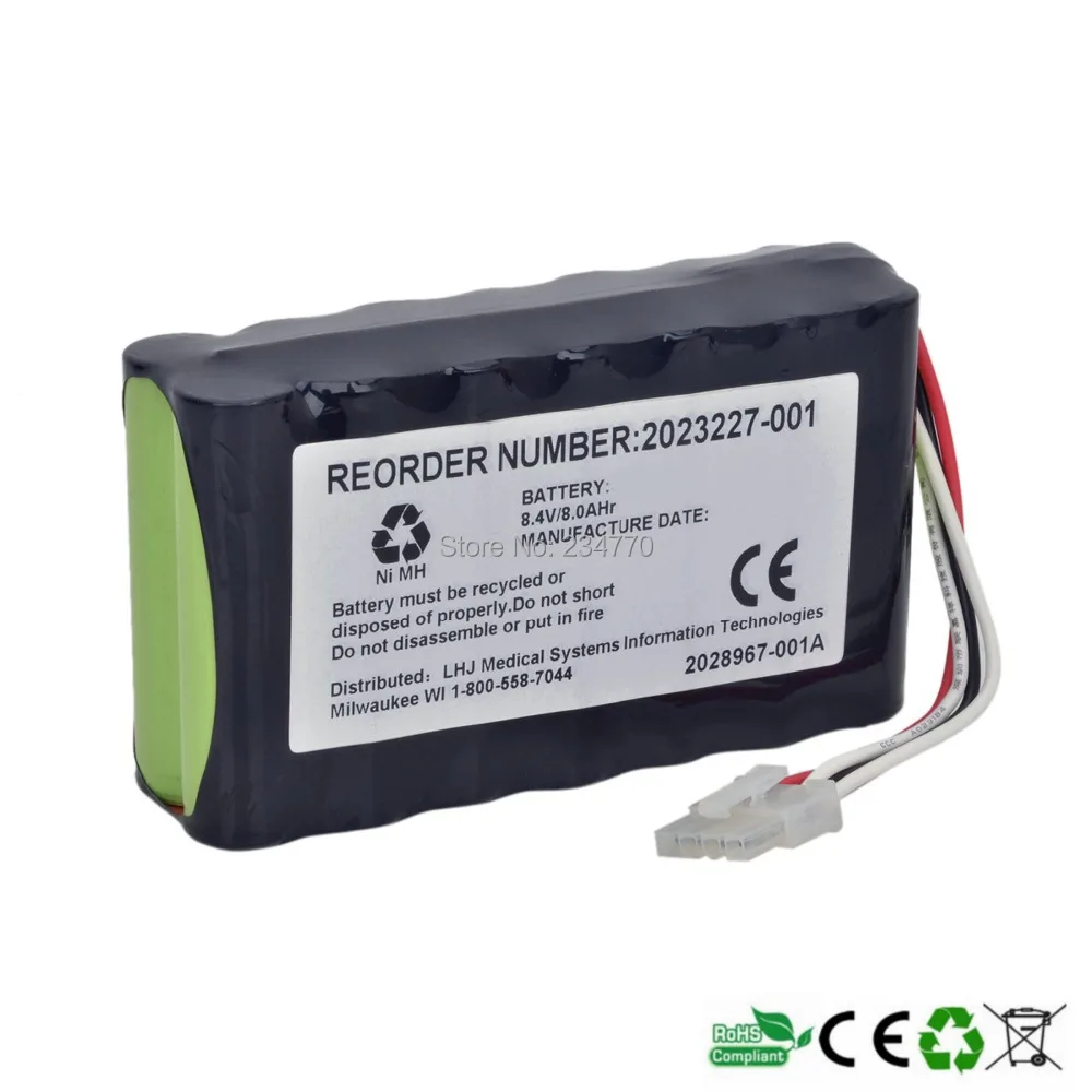 Сменный аккумулятор NIMH для медицинского оборудования GE DASH 2500 Ecg машины 2023852 029 2023227